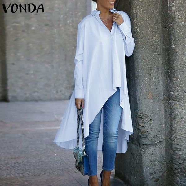 asymmetric blouse women casual irregular hem blouse party shirts vonda 2021 autumn long sleeve bohemian plus size blusas, White
asymmetric blouse women casual irregular hem blouse party shirts vonda 2021 autumn long sleeve bohemian plus size blusas, White