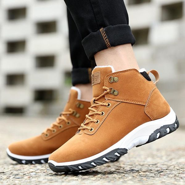 boots men non-slip snow ankle fashion fur winter keep warm man sneakers work shoes tyh6, Black
boots men non-slip snow ankle fashion fur winter keep warm man sneakers work shoes tyh6, Black