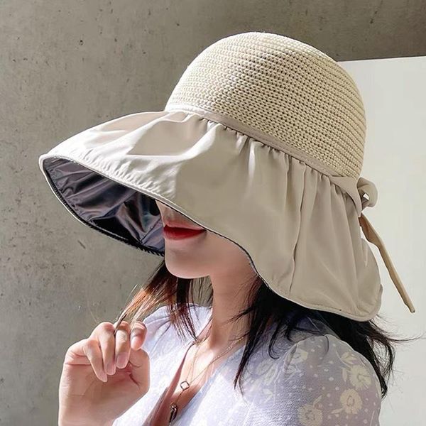 wide brim hats black glue bow sun hat female summer hollow straw uv big eaves face protection fisherman, Blue;gray
wide brim hats black glue bow sun hat female summer hollow straw uv big eaves face protection fisherman, Blue;gray