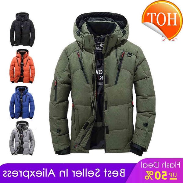 warm -20 degree winter new snow jackets mens clothing white duck down jacket parkas thicken coats male casual windbreaker, Black
warm -20 degree winter new snow jackets mens clothing white duck down jacket parkas thicken coats male casual windbreaker, Black