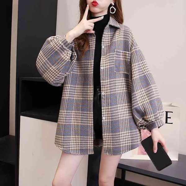 women's wool & blends women of fine wool blend chess turn-down collar elegant casual office students koren style button simple thi, Black
women's wool & blends women of fine wool blend chess turn-down collar elegant casual office students koren style button simple thi, Black