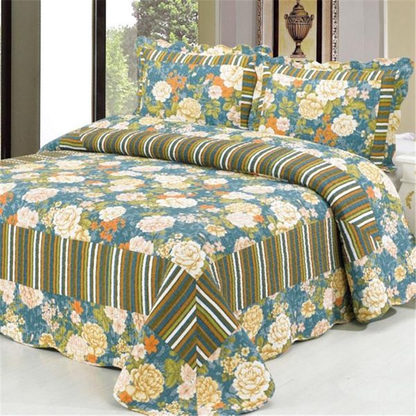 3pieces cotton quilt set quilted bedspread pillowcases patchwork duvet blanket floral printed coverlet cubrecam bed cover colcha comforters
3pieces cotton quilt set quilted bedspread pillowcases patchwork duvet blanket floral printed coverlet cubrecam bed cover colcha comforters