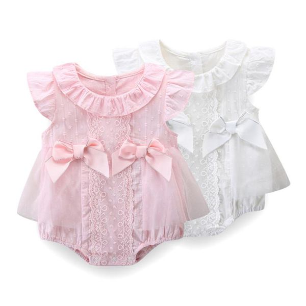 rompers born summer baby bodysuit embroidery lace infant girl dress with 2 bows white pink, Blue
rompers born summer baby bodysuit embroidery lace infant girl dress with 2 bows white pink, Blue