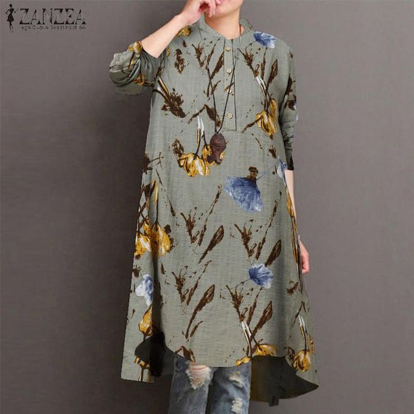 stylish autumn long women's printed blouse casual floral shirts female button asymmetrical tunic oversized 5xl blouses &, White
stylish autumn long women's printed blouse casual floral shirts female button asymmetrical tunic oversized 5xl blouses &, White
