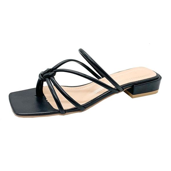 sandals 2021 summers women slippers square heels style outdoor soft comfortable slides office lady female shoes, Black
sandals 2021 summers women slippers square heels style outdoor soft comfortable slides office lady female shoes, Black