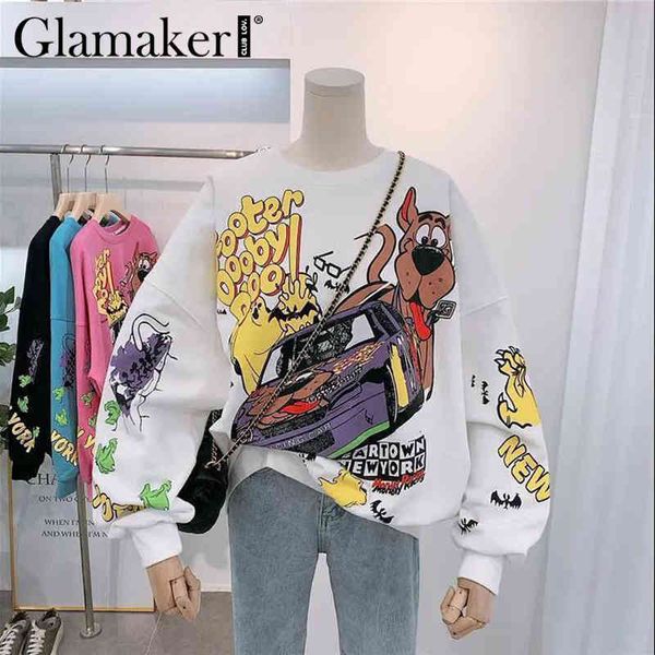 glamaker cartoon print loose casual sweatshirt women winter autumn o neck fashion long sleeve new oversize sweatshirt 210414, Black
glamaker cartoon print loose casual sweatshirt women winter autumn o neck fashion long sleeve new oversize sweatshirt 210414, Black
