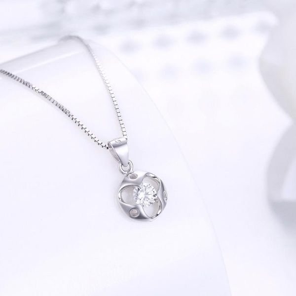 pendant necklaces exquisite all-match circle cubic zirconia necklace for gifts, Silver
pendant necklaces exquisite all-match circle cubic zirconia necklace for gifts, Silver