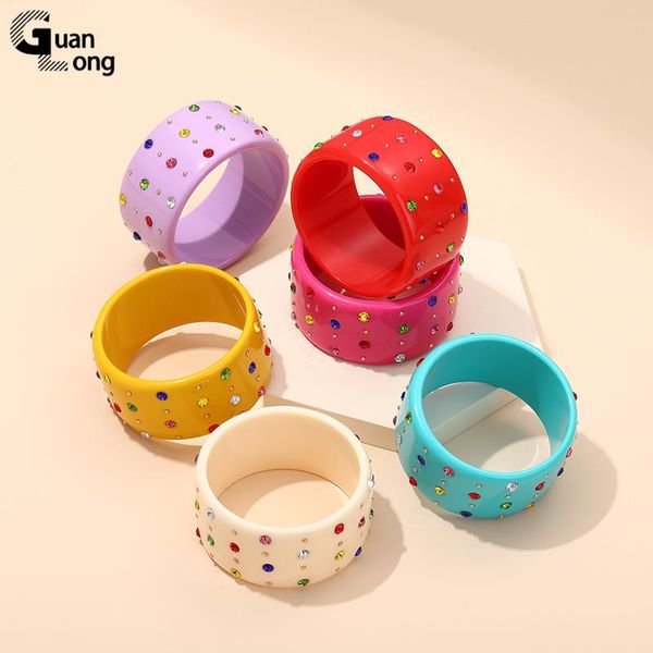 bangle guanlong 2021 wide crystal bangles for women fashion colorful resin acrylic vintage designer charms elegant, Black
bangle guanlong 2021 wide crystal bangles for women fashion colorful resin acrylic vintage designer charms elegant, Black