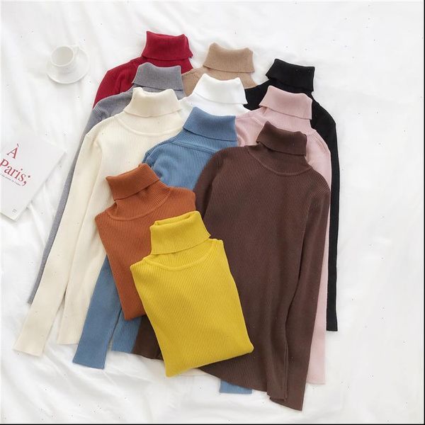 turtleneck pullover womens sweater tight korean style autumn and winter knitted pullovers basic slim solid color women, White;black
turtleneck pullover womens sweater tight korean style autumn and winter knitted pullovers basic slim solid color women, White;black