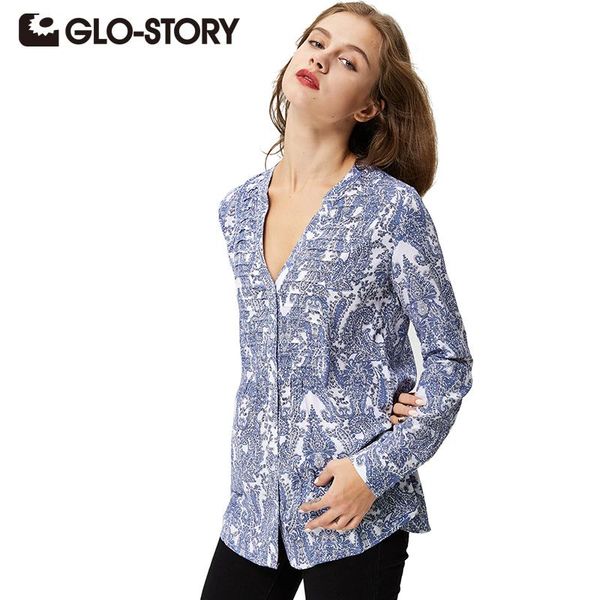 women's blouses & shirts glo-story fashion shirt blouse women 2021 autumn vintage casual long sleeve classical printing personality bl, White
women's blouses & shirts glo-story fashion shirt blouse women 2021 autumn vintage casual long sleeve classical printing personality bl, White