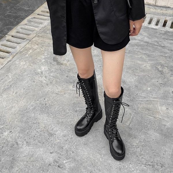 boots winter fashion net red 2021 lace muffin with thick bottom high tube heel, Black
boots winter fashion net red 2021 lace muffin with thick bottom high tube heel, Black