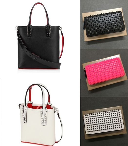 handbag+wallets fashion luxurys men women shoulder bags genuine leather rivets spikes bow crossbody tote designer handbags shopping bag, Red;black
handbag+wallets fashion luxurys men women shoulder bags genuine leather rivets spikes bow crossbody tote designer handbags shopping bag, Red;black