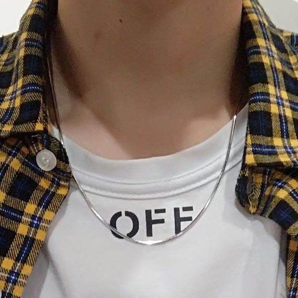 chains necklace for man s925silver boy men's fashion simple student silver chain card
chains necklace for man s925silver boy men's fashion simple student silver chain card