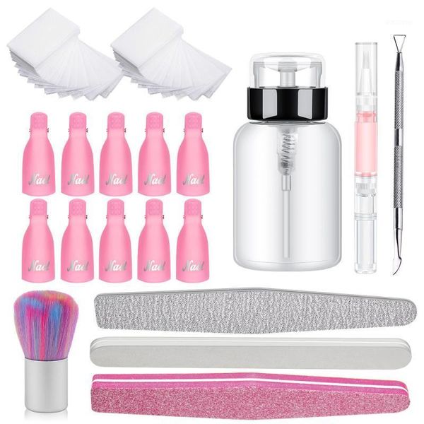 nail polish remover tools set 10pcs soak off uv gel cap clip wrap tool sanding brush tips for fingers cotton clean1 
nail polish remover tools set 10pcs soak off uv gel cap clip wrap tool sanding brush tips for fingers cotton clean1