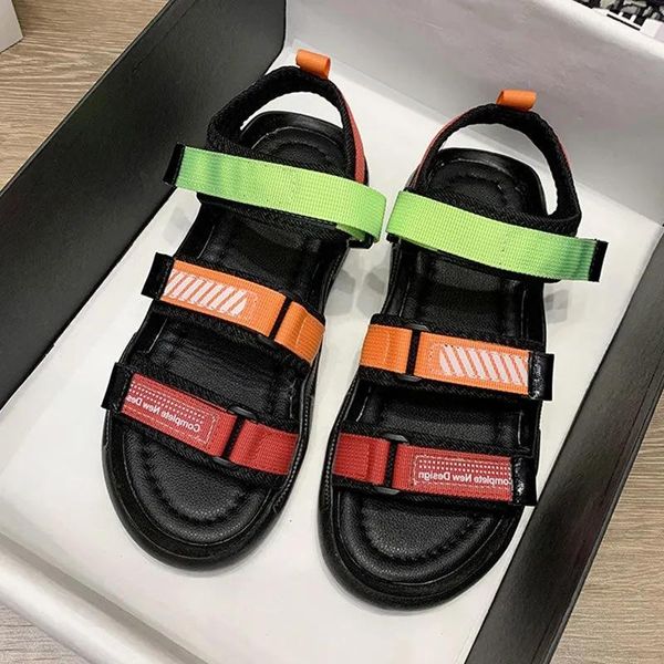 sandals mixed colors open-toes casual shoes 2021summer non-slip student outdoor child light hook & loop hollow beach, Black
sandals mixed colors open-toes casual shoes 2021summer non-slip student outdoor child light hook & loop hollow beach, Black