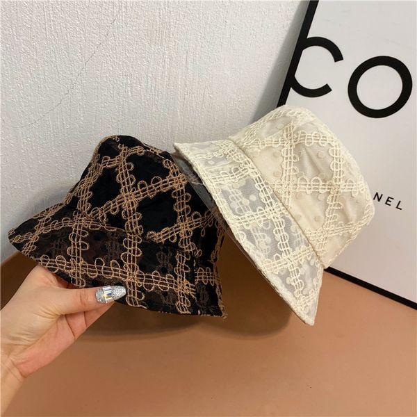 summer thin lace notes fisherman's british net bucket hat protection and ventilation sun hat girl, Yellow
summer thin lace notes fisherman's british net bucket hat protection and ventilation sun hat girl, Yellow
