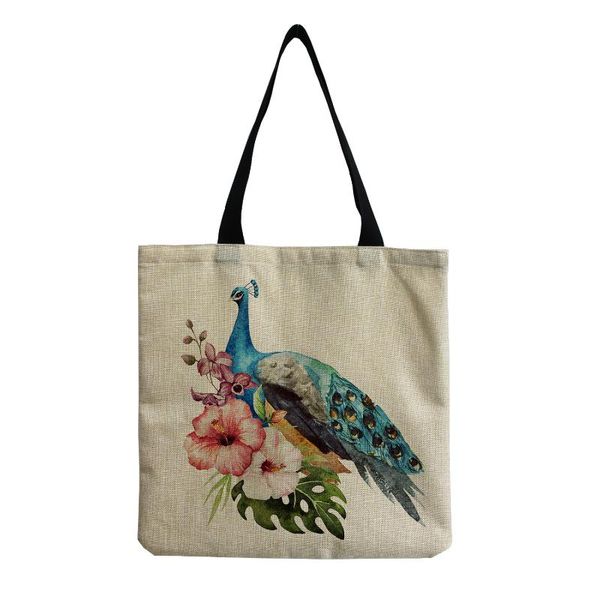 evening bags friendly foldable large capacity shopping bag cartoon creativity color peacock tote for women storage linen printed handbag
evening bags friendly foldable large capacity shopping bag cartoon creativity color peacock tote for women storage linen printed handbag