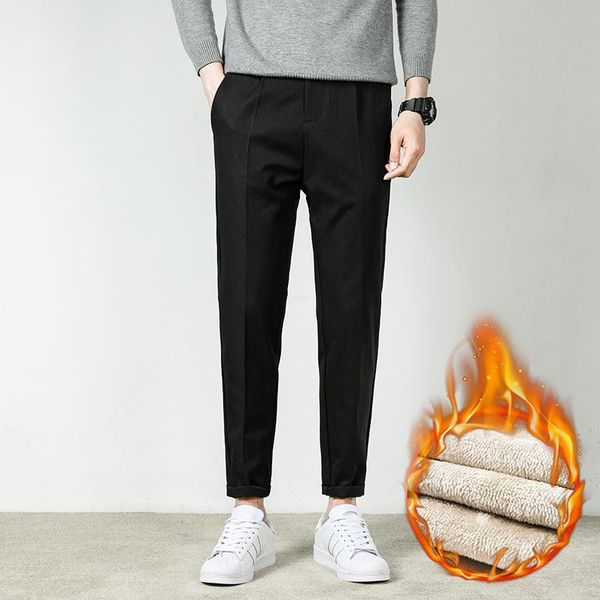 winter pants mens fleece thicken2021 fashion business straight polyester baggy men size 28-40 men's, Black
winter pants mens fleece thicken2021 fashion business straight polyester baggy men size 28-40 men's, Black