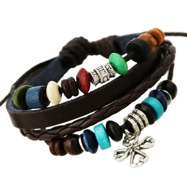 charm bracelets cross jewelry vintage multilayer leather beads wrap bracelet retro handmade heart bangle for women girl fashion wristbands, Golden;silver
charm bracelets cross jewelry vintage multilayer leather beads wrap bracelet retro handmade heart bangle for women girl fashion wristbands, Golden;silver