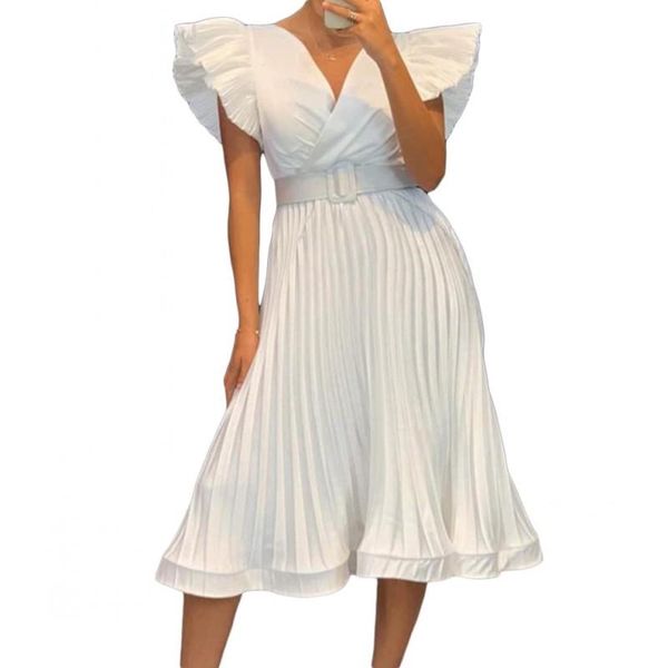 ethnic clothing african pleated dress women flying sleeve high waist robe with belt fashion solid elegant office lady vestidos, Red
ethnic clothing african pleated dress women flying sleeve high waist robe with belt fashion solid elegant office lady vestidos, Red