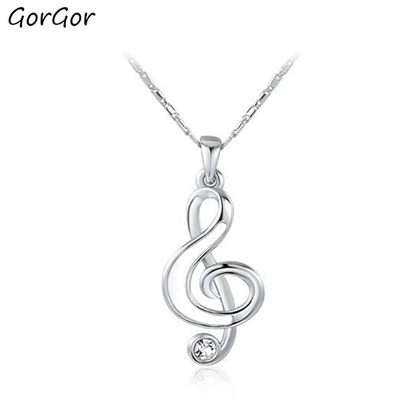 gorgor necklace women alloy material note pendant gold plating mosaic crystal individuality anniversary jewelry 2030454425a necklaces, Silver
gorgor necklace women alloy material note pendant gold plating mosaic crystal individuality anniversary jewelry 2030454425a necklaces, Silver