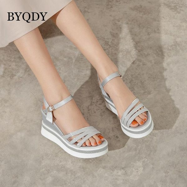 dress shoes byqdy women thick bottom sandals wedges high heels ladies platform summer open toe buckle strap plus 42, Black
dress shoes byqdy women thick bottom sandals wedges high heels ladies platform summer open toe buckle strap plus 42, Black