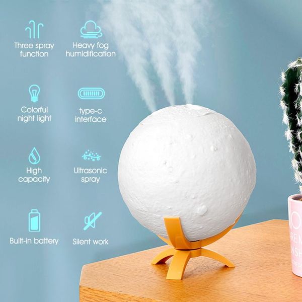 humidifiers 1500ml ultrasonic essential oil diffuser mist maker moon led lamp usb air humidifier household bedroom purification
humidifiers 1500ml ultrasonic essential oil diffuser mist maker moon led lamp usb air humidifier household bedroom purification