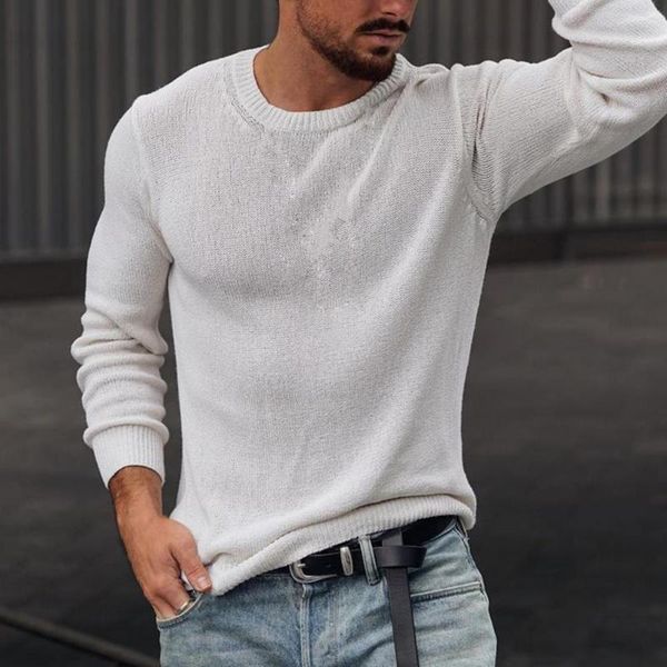 men's sweaters 2021 autumn/winter casual pullovers men sweater solid color knit pullover o-neck jumper male for inner wear, White;black
men's sweaters 2021 autumn/winter casual pullovers men sweater solid color knit pullover o-neck jumper male for inner wear, White;black