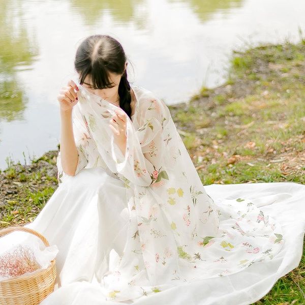 sunscreen super fairy long summer shawl with thin print loose wide sleeve cardigan women's jackets, Black;brown
sunscreen super fairy long summer shawl with thin print loose wide sleeve cardigan women's jackets, Black;brown