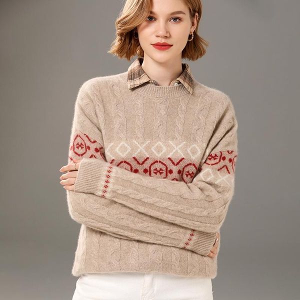 women's sweaters 100%wool autumn winter solid cashmere sweater women knitted long sleeve round neck thicken loose pullovers, White;black
women's sweaters 100%wool autumn winter solid cashmere sweater women knitted long sleeve round neck thicken loose pullovers, White;black