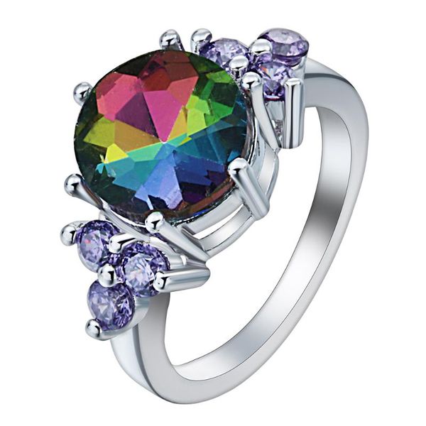 wedding rings rainbow crystal finger for love wholesale imitation fire cz round engagement ring women, Slivery;golden
wedding rings rainbow crystal finger for love wholesale imitation fire cz round engagement ring women, Slivery;golden