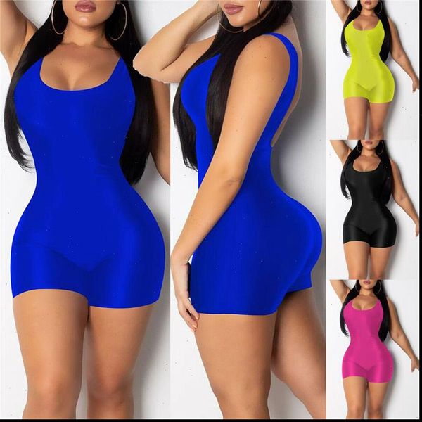 women romper jumpsuit and for skinny solid sleeveless short playsuits summer casual sport shorts, Black;white
women romper jumpsuit and for skinny solid sleeveless short playsuits summer casual sport shorts, Black;white