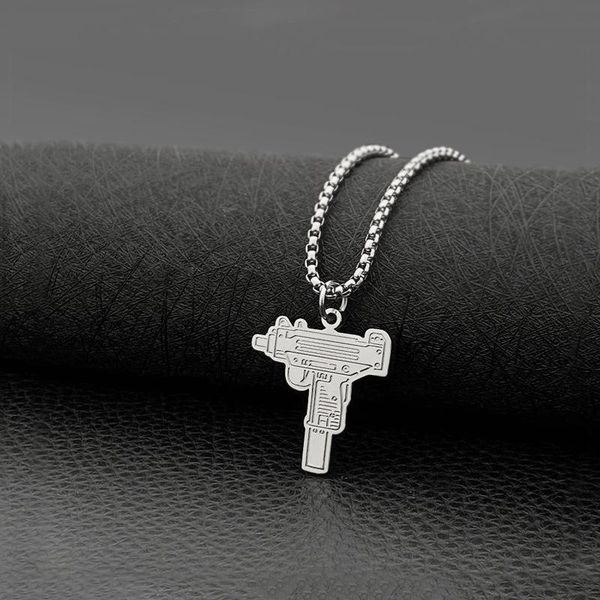 pendant necklaces fashion titanium steel necklace hip hop wild simple men and women pendants, Silver
pendant necklaces fashion titanium steel necklace hip hop wild simple men and women pendants, Silver