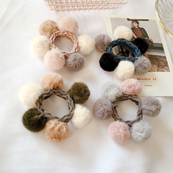 hair accessories female plush stretch fur ring fashion girl cute band korean, Slivery;white
hair accessories female plush stretch fur ring fashion girl cute band korean, Slivery;white