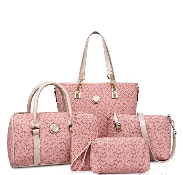 pink sugao designer women tote bag 5pcs/set pu leather handbag fashion bags messenger crossbody shoulder
pink sugao designer women tote bag 5pcs/set pu leather handbag fashion bags messenger crossbody shoulder
