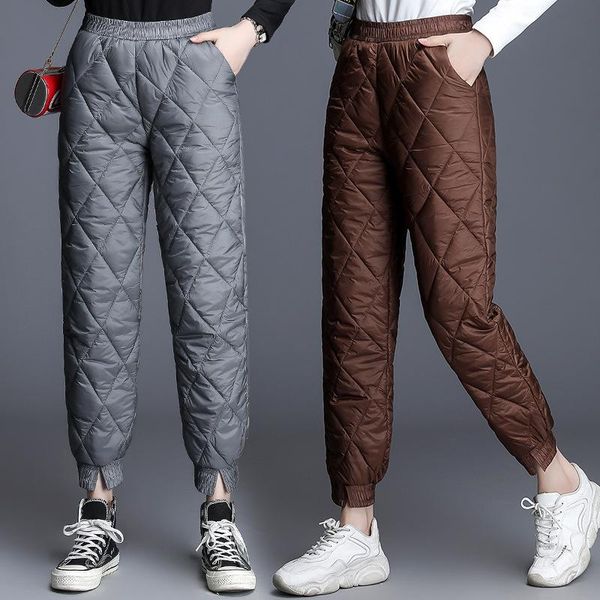 women's pants & capris candy color women winter down high waist light warm straight trousers casual y2k mom cotton split harem female p, Black;white
women's pants & capris candy color women winter down high waist light warm straight trousers casual y2k mom cotton split harem female p, Black;white