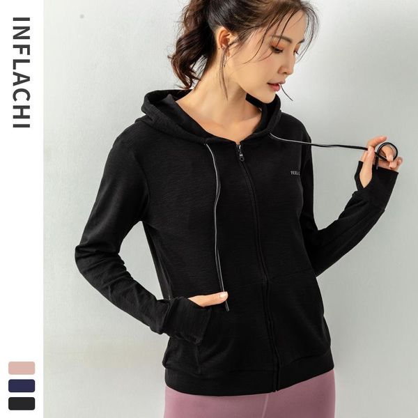 yoga outfit women's sports hoodie stretch zipper running gym hooded coat hook finger long sleeve top
yoga outfit women's sports hoodie stretch zipper running gym hooded coat hook finger long sleeve top
