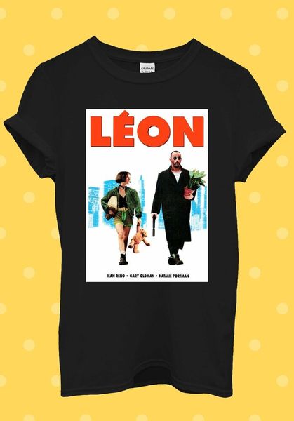 leon the professional jean t shirt for men women funny gift for fans, White;black
leon the professional jean t shirt for men women funny gift for fans, White;black