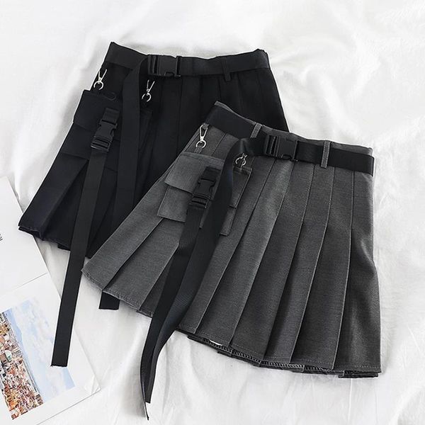 a line vintage hip hop women skirts streetwear bag punk solid harajuku kpop aesthetic oversized gothic kawaii clothes, Black
a line vintage hip hop women skirts streetwear bag punk solid harajuku kpop aesthetic oversized gothic kawaii clothes, Black