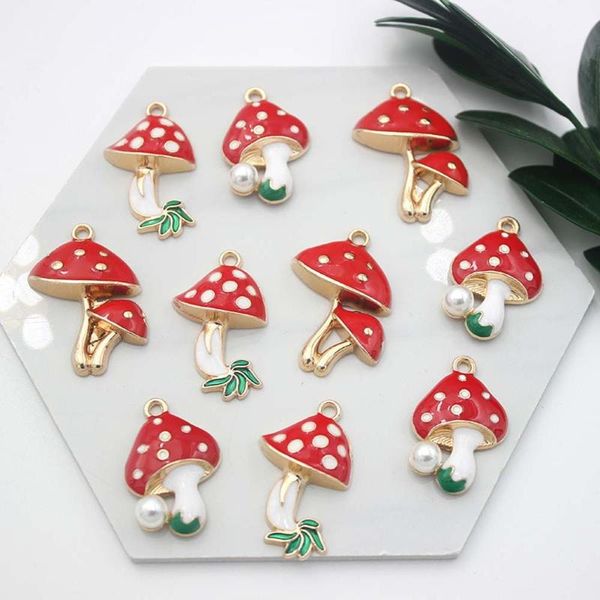 charms 10pcs metal enamel vegetable mushroom for bracelet jewelry making diy earrings pendant necklace accessories, Bronze;silver
charms 10pcs metal enamel vegetable mushroom for bracelet jewelry making diy earrings pendant necklace accessories, Bronze;silver