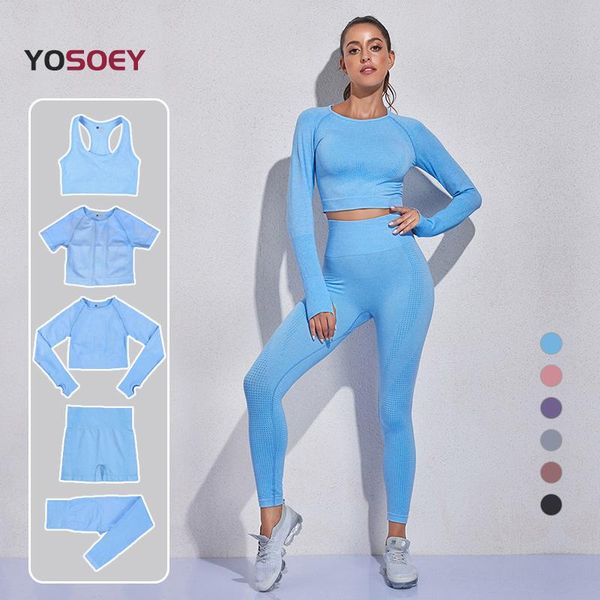 yoga outfit yosoey 2/3/5pcs seamless women set workout sportswear gym fitness clothing female crop high waist leggings sports suits
yoga outfit yosoey 2/3/5pcs seamless women set workout sportswear gym fitness clothing female crop high waist leggings sports suits