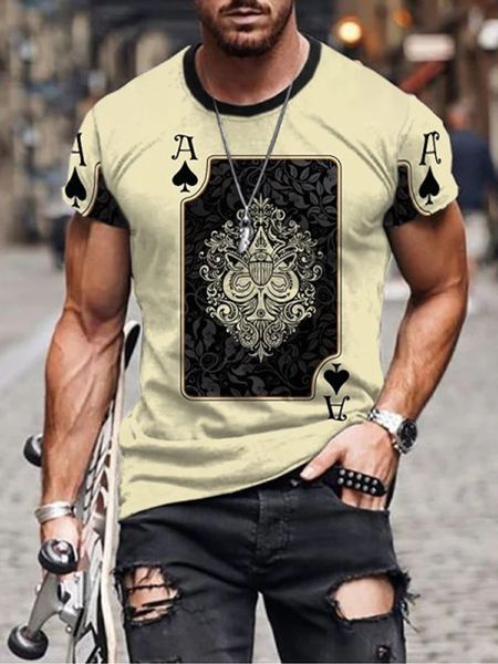 Tops Fashion T-shirt 2021 Men' Casual Round Neck Short Sleeve Digital Printing Slim Fitting Pullover, Picture color
Tops Fashion T-shirt 2021 Men' Casual Round Neck Short Sleeve Digital Printing Slim Fitting Pullover, Picture color