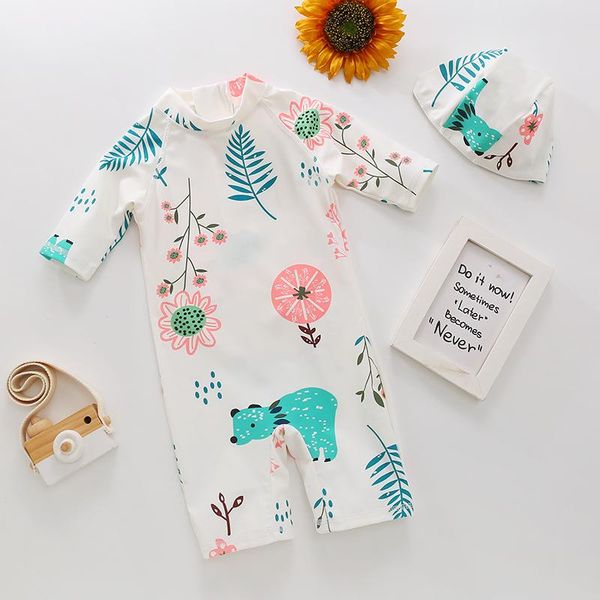 clothing sets kids toddler swimsuit set cute cartoon print one-piece short sleeve bathing suit with swim cap, White
clothing sets kids toddler swimsuit set cute cartoon print one-piece short sleeve bathing suit with swim cap, White