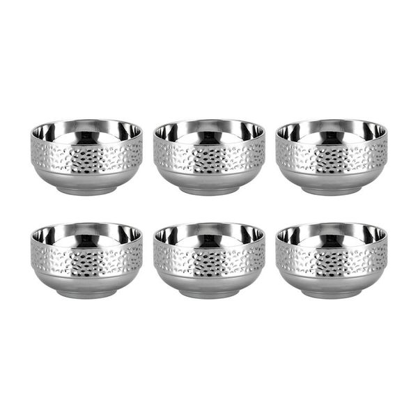 bowls 6pcs dishwasher safe double layer lightweight practical salad thermal insulation stainless steel bowl rustproof wear resistant
bowls 6pcs dishwasher safe double layer lightweight practical salad thermal insulation stainless steel bowl rustproof wear resistant