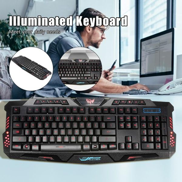 keyboards gaming keyboard computer gamer three-color backlit multiple rgb usb pc keypad ergonomic wired for games
keyboards gaming keyboard computer gamer three-color backlit multiple rgb usb pc keypad ergonomic wired for games