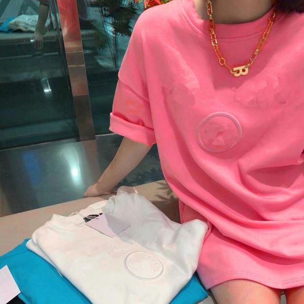 2021 spring/summer fashion women's & tee round collar pure cotton casual couples with short sleeve loose ms t-shirt quality assurance, White
2021 spring/summer fashion women's & tee round collar pure cotton casual couples with short sleeve loose ms t-shirt quality assurance, White