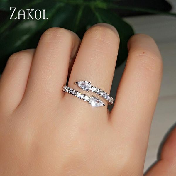 cluster rings zakol trendy stackable open with full cubic zircon crystal for women luxury elegant wedding party jewelry fsrp2145, Golden;silver
cluster rings zakol trendy stackable open with full cubic zircon crystal for women luxury elegant wedding party jewelry fsrp2145, Golden;silver