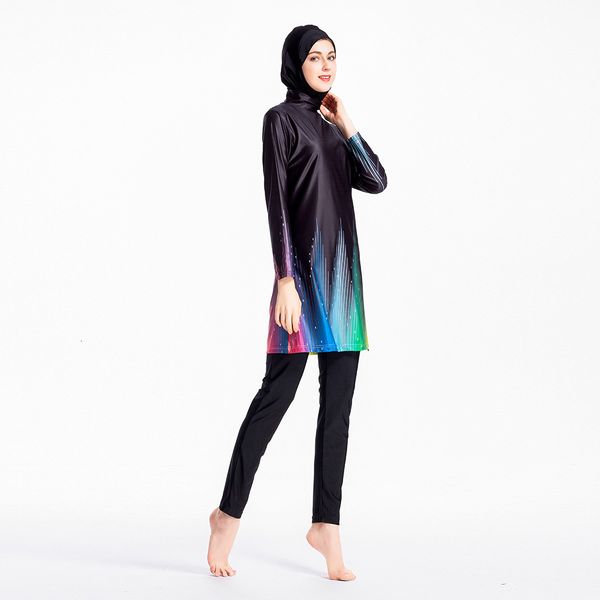 ethnic clothing swimwear women islam modest long sleeve color gradient three piece full cover islamic swimsuit arab hijab muslim b, Red
ethnic clothing swimwear women islam modest long sleeve color gradient three piece full cover islamic swimsuit arab hijab muslim b, Red