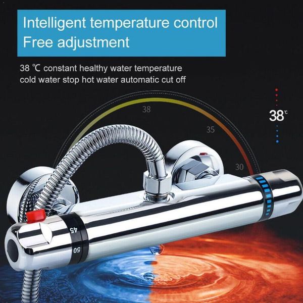 thermostatic exposed bar shower mixer valve tap chrome supplies bathroom 1/2" bottom modern outlet a3u3 sets
thermostatic exposed bar shower mixer valve tap chrome supplies bathroom 1/2" bottom modern outlet a3u3 sets