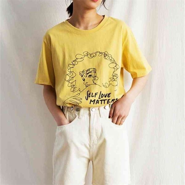 women self love matters t-shirt vintage fashion aesthetic graphic tee street style cute shirt 210512, White
women self love matters t-shirt vintage fashion aesthetic graphic tee street style cute shirt 210512, White